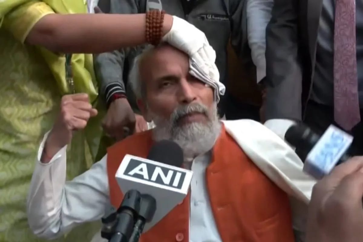 बीजेपी सांसद प्रताप सरंगी को लगी चोट, बोले– राहुल गांधी ने धक्का मारा।
