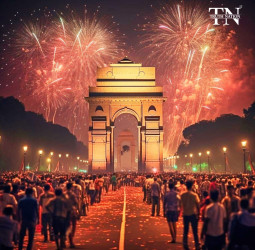 दिल्ली में दिवाली पर प्रतिबंध के बावजूद आतिशबाजी, 280 लोग झुलसे; अस्पतालों में मची हलचल।