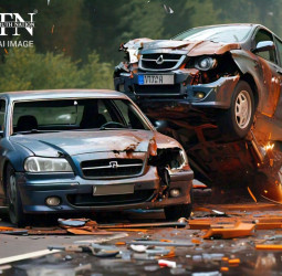 कर्नाटक- तुमकुरु में दो कारों की जोरदार टक्कर से पांच लोगों की दर्दनाक मौत, चार अन्य घायल।