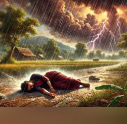 वाराणसी: बड़ागांव में आकाशीय बिजली गिरने से विवाहिता की मौत, परिवार में छाया मातम।