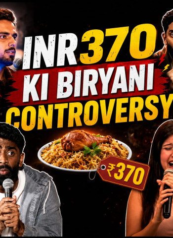 '370 की बिरयानी' विवाद बढ़ा: कॉमेडियन Pranit More और Himanshu Jangra के खिलाफ गुरुग्राम में FIR दर्ज।