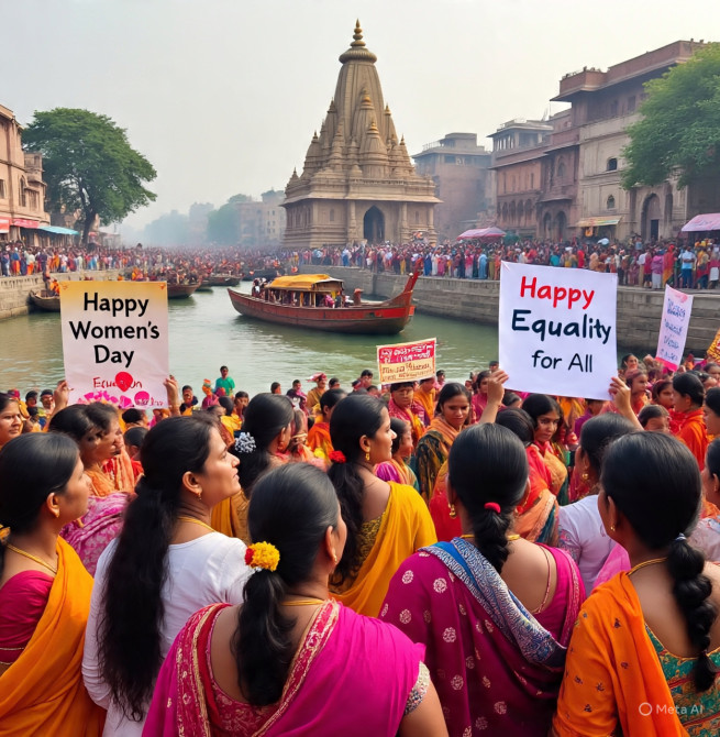 International women day अंतरराष्ट्रीय महिला दिवस पर महिलाओं को मिलेगा खास तोहफा, बाबा विश्वनाथ के दर्शन रहेंगे मुफ्त।